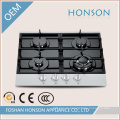 China Supplier Built-in Tempered Glass 4 Burner Gas Hob Stove